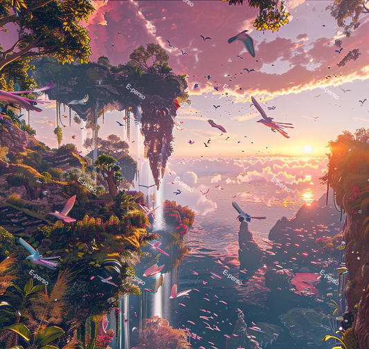 Paysage radieux