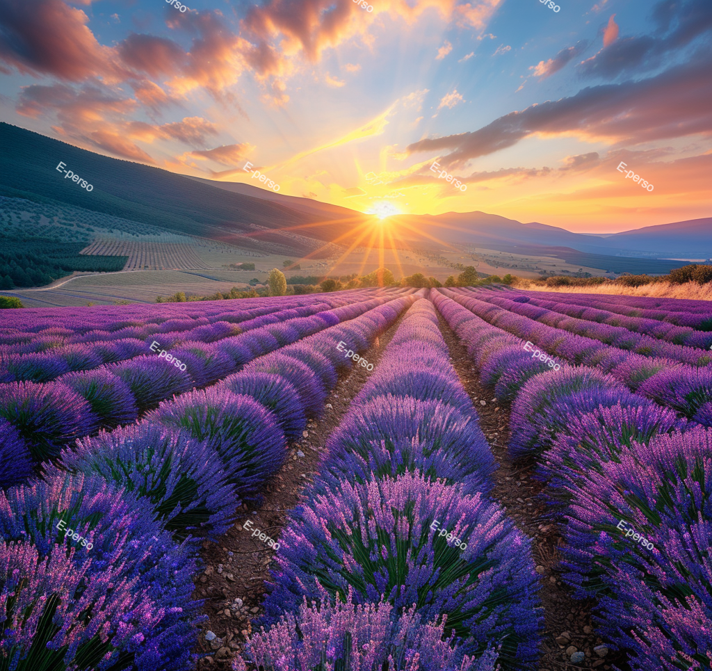 des fleurs jusqu'à perte de vue