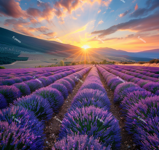 des fleurs jusqu'à perte de vue