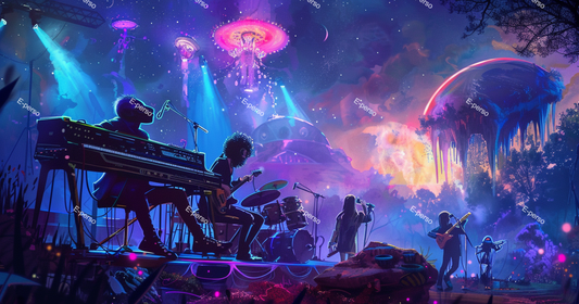 Un concert dans l'espace