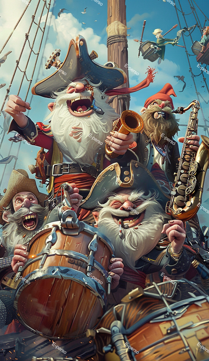 Des pirates musiciens