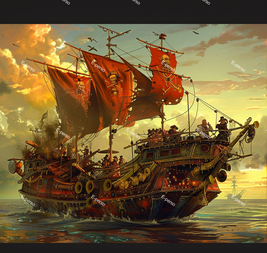 Un bateau pirate